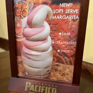 a picture of a soft serve margarita