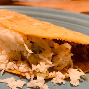 Beef taco