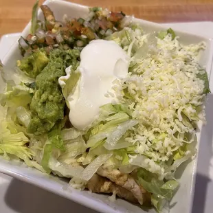 Burrito bowl with chicken