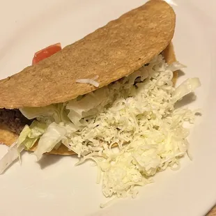 Beef taco