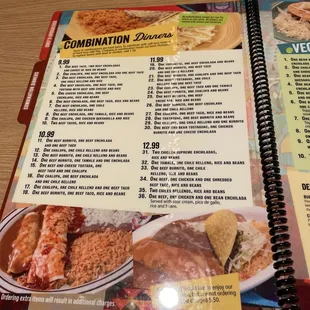 menu, chicken wings and fried chicken