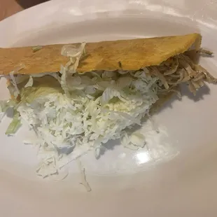 Hard Chicken taco