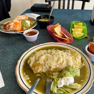 mexican food on a table