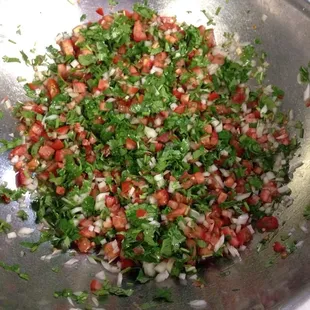 Fresh pico de gallo!