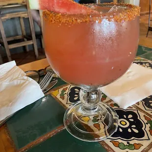 Watermelon margaritas