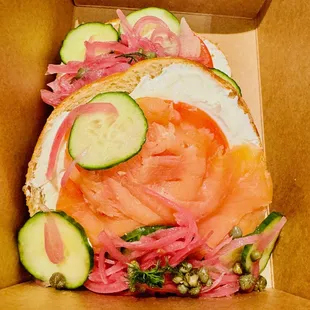 lox supreme - open faced