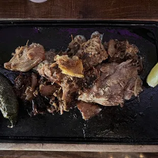 a plate of food