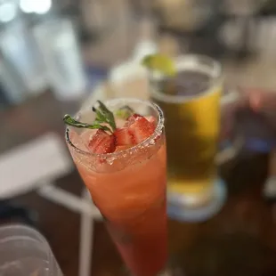 Strawberry mojito