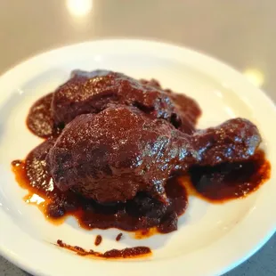 Mole a la carte. $13.00.