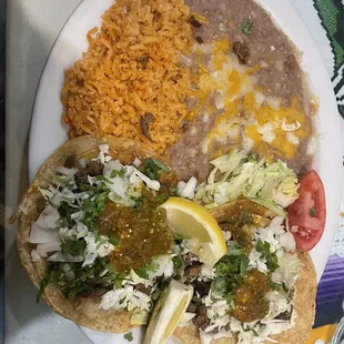 Tacos De Asada (Lunch Menu)