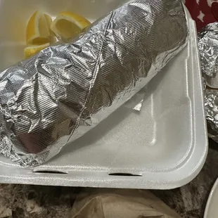 The large burrito for tomorrow!