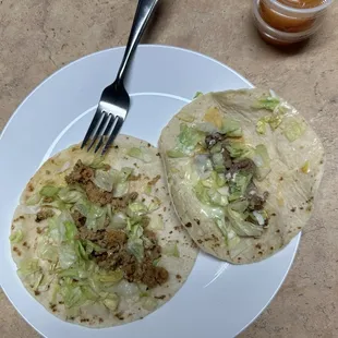 Worst tacos I've ever had. Should've went to Taco Bell instead.