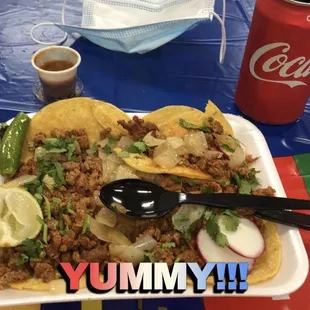 Pork tacos