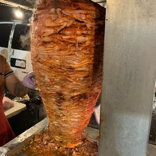 Al Pastor on trompo