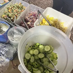 Toppings bar