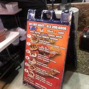 Outside Menu