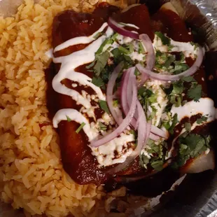 Enchiladas Mole Poblano