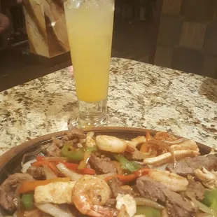 Fajitas and Skinny Margarita - delicious, and great service