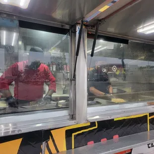 the teppanyaki chefs!