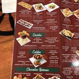 Impressive seafood dishes