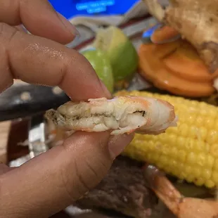 Shrimp that hasn&apos;t been cleaned