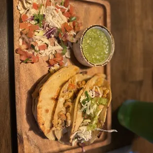 Gobernador tacos  Tres leches mix drink a bit too sweet for me  Green beer