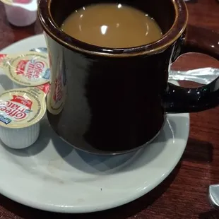 a cup of coffee