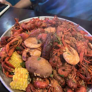 Crawfish and shrimp combo