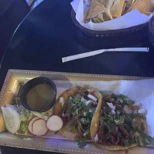 Steak and Pastor Taco