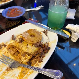 Burrito Barzon. And half of a half margarita