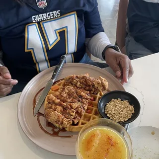 fried chicken & waffle