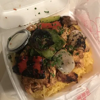Beef Shawarma Over Rice
