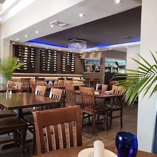 the dining area