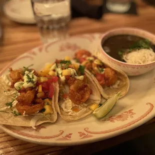 Crispy Shrimp tacos