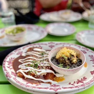 Spiced Ground Beef Enchilada