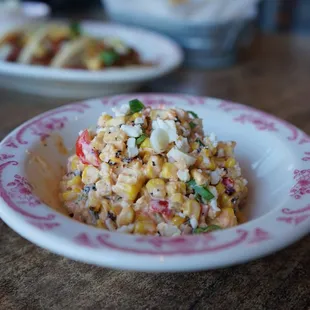 a plate of food on a table