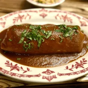 Vegetarian Burrito - one of the best I've ever had.