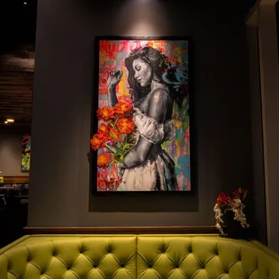 interior, sushi and sashimi