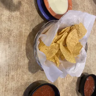 Chips salsa and quest