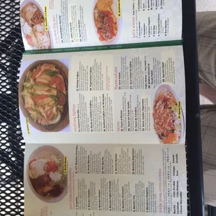 Here's a menu! Great prices!