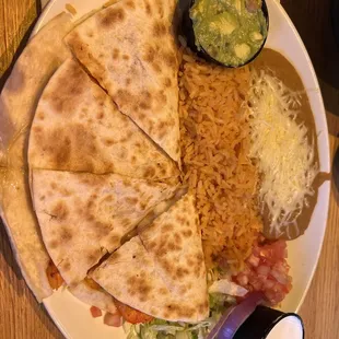 Shrimp quesadilla
