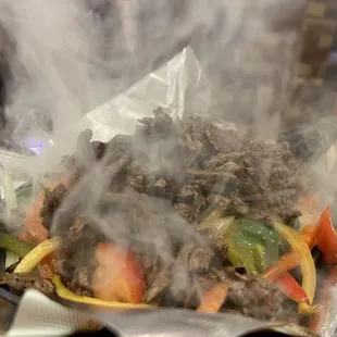 Fajita with no sauce