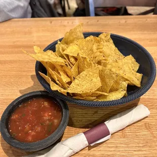 complimentary chips and salsa