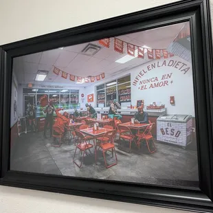 Inside of restaurant photo in bathroom