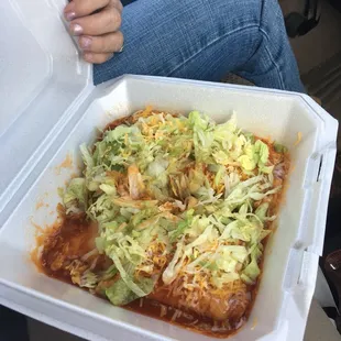 Good cheese enchiladas.