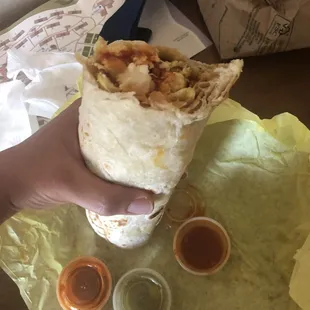Huge burritos