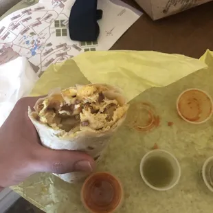 Breakfast burrito