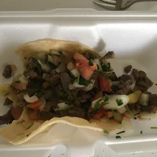 carne asada taco - stick to the breakfast burritos