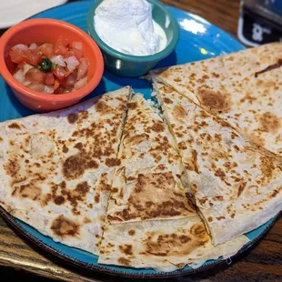 Beef Quesadilla.