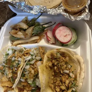 Pollo (chicken) tacos...DELICIOUS!!